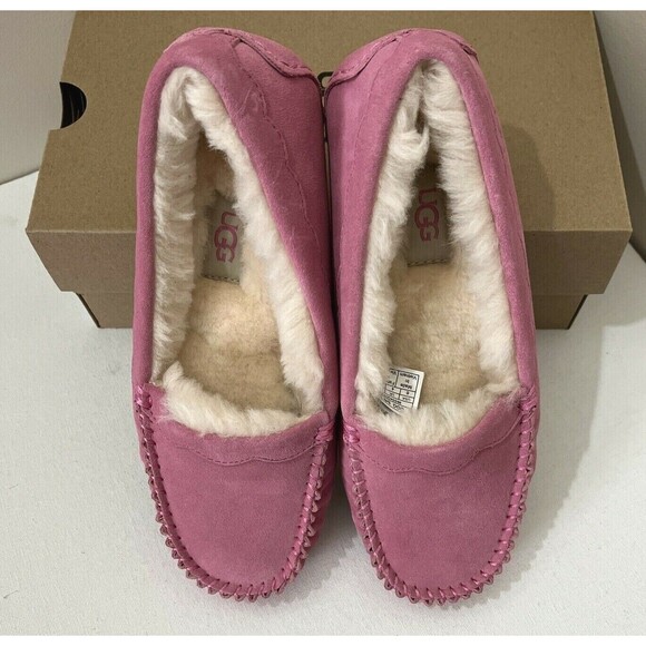 New UGG Scalloped Women Fashion Moccasin Slippers US Size 5 Wildflower - Picture 5 of 8